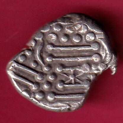 ANCIENT INDIA GADHAYA DYNASTY KING PORTRAIT COIN:- F3447 - Image 2