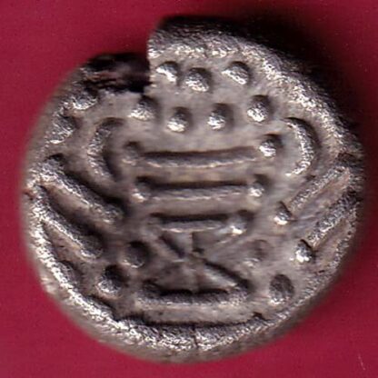 ANCIENT INDIA GADHAYA DYNASTY KING PORTRAIT COIN – F3456 - Image 2