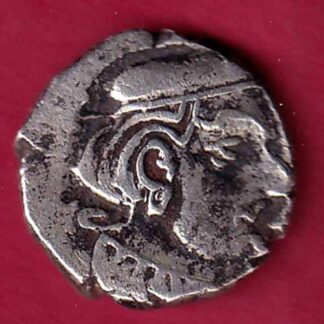 ANCIENT INDIA KSHATRAP DYNASTY KING PORTRAIT RARE SILVER COIN :- F3562