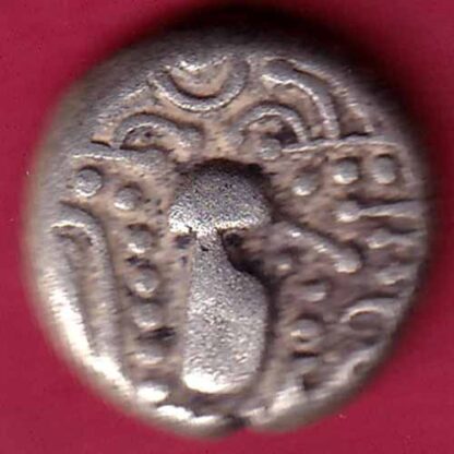 ANCIENT INDIA GADHAYA DYNASTY KING PORTRAIT RARE COIN :- F3565