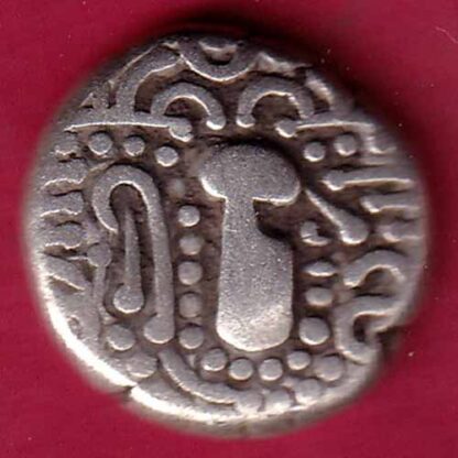ANCIENT INDIA INDO SASSANAIN TYPE GADHAYA DYNASTY KING PORTRAIT RARE COIN –F3577