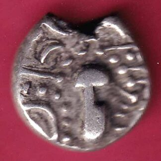 ANCIENT INDIA GADHAYA DYNASTY KING PORTRAIT RARE COIN– F3651