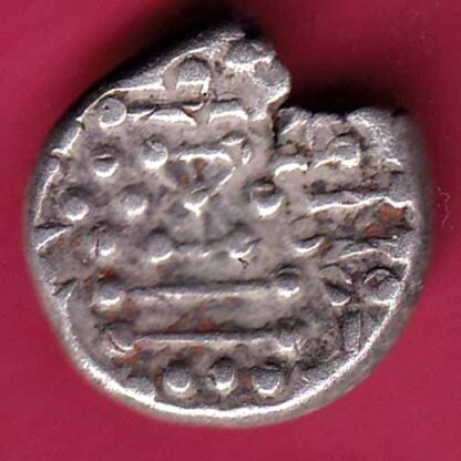 ANCIENT INDIA GADHAYA DYNASTY KING PORTRAIT RARE COIN– F3651 - Image 2