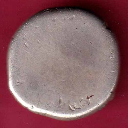 ANCIENT INDIA MAURYAN PERIOD MAGADH DYNASTY SILVER PUNCHMARK – F3665 - Image 2