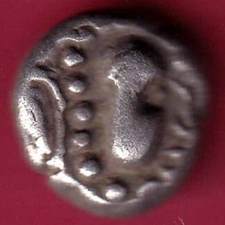 ANCIENT INDIA GADHAYA DYNASTY KING PORTRAIT RARE COIN – F3669