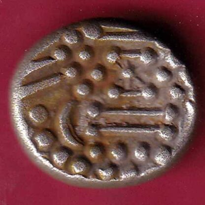 ANCIENT INDIA GADHAYA DYNASTY KING PORTRAIT COIN –F3694 - Image 2