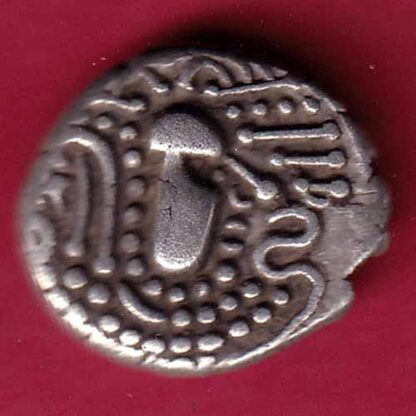 ANCIENT INDIA GADHAYA DYNASTY KING PORTRAIT COIN  –FC133