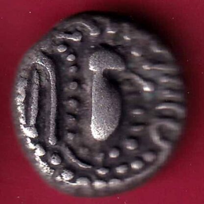 ANCIENT INDIA GADHAYA DYNASTY KING PORTRAIT RARE COIN:-FC207