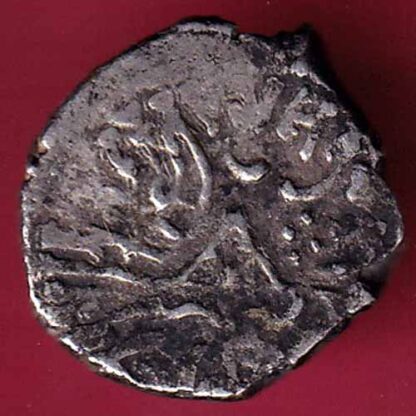 ANCIENT INDIA KSHATRAP DYNASTY KING PORTRAIT SILVER COIN – FC218 - Image 2