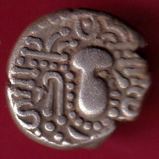 ANCIENT INDIA GADHAYA DYNASTY KING PORTRAIT COIN - FC23