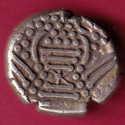 ANCIENT INDIA GADHAYA DYNASTY KING PORTRAIT COIN– FC247 - Image 2