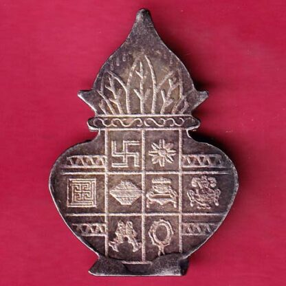 SILVER TOKEN : W – 2.61 gm  : KALASH SILVER TOKEN  - FC29 - Image 2