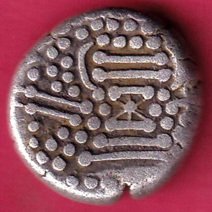 ANCIENT INDIA GADHAYA DYNASTY KING PORTRAIT COIN  - FC33 - Image 2