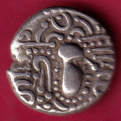 ANCIENT INDIA GADHAYA DYNASTY KING PORTRAIT COIN – FC47