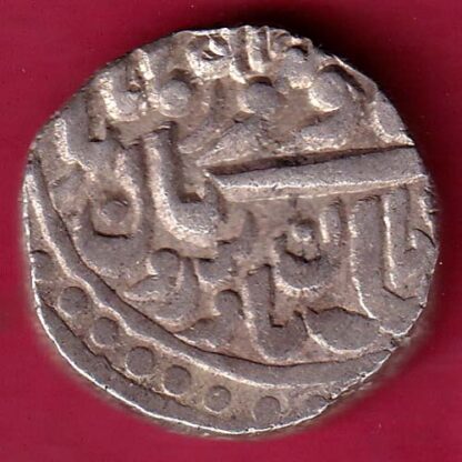 JODHPUR STATE DEVNAGARI SHREE MATAJI SWORD MARK SILVER COIN - FC57 - Image 2