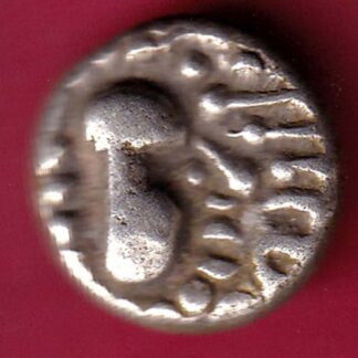 ANCIENT INDIA GADHAYA DYNASTY KING PORTRAIT COIN - FC62