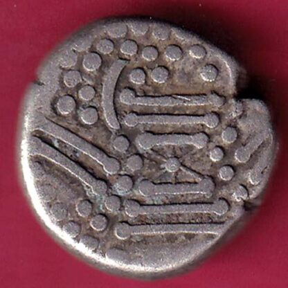 ANCIENT INDIA GADHAYA DYNASTY KING PORTRAIT COIN  – FC75 - Image 2