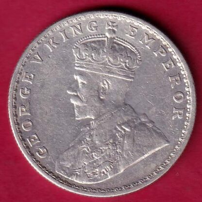 British India 1917 bombay mint George v Emperor One Rupee  - FC99 - Image 2