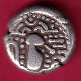 ANCIENT INDIA GADHAYA DYNASTY KING PORTRAIT COIN- F3729