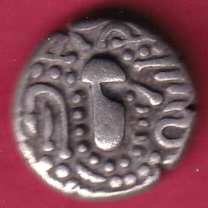 ANCIENT INDIA GADHAYA DYNASTY KING PORTRAIT COIN:- F3743