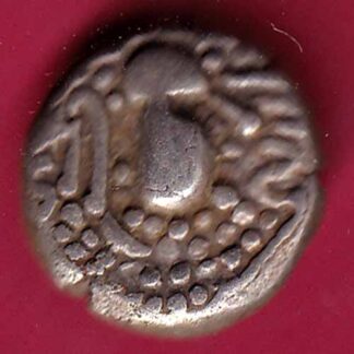 ANCIENT INDIA GADHAYA DYNASTY KING PORTRAIT COIN:- F3746