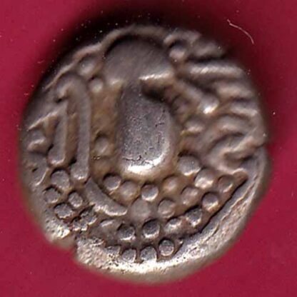 ANCIENT INDIA GADHAYA DYNASTY KING PORTRAIT COIN:- F3746