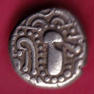 ANCIENT INDIA GADHAYA DYNASTY KING PORTRAIT COIN  :- F3760