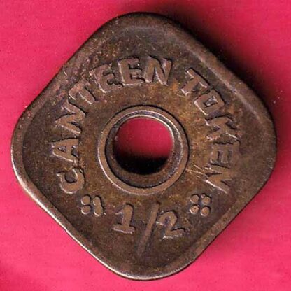 CANTEEN TOKEN: BURHANPUR TAPTI MILLS– F3784 - Image 2