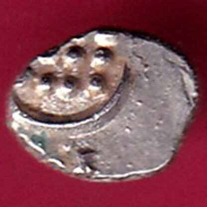 TRAVANCOR STATE RAJARAM VERMA IV SILVER CHUKRAM COIN- F3807 - Image 2