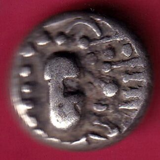 ANCIENT INDIA GADHAYA DYNASTY KING PORTRAIT COIN- F3808