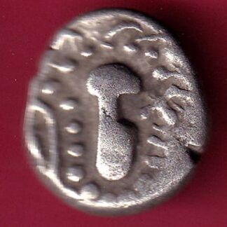 ANCIENT INDIA GADHAYA DYNASTY KING PORTRAIT COIN  – F3833