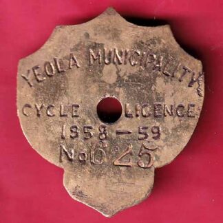 YEOLA MUNICIPALITY – CYCLE (1958-59) NO.625 – F3896