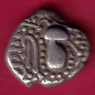 ANCIENT INDIA GADHAYA DYNASTY KING PORTRAIT COIN- FC385