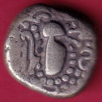 ANCIENT INDIA GADHAYA DYNASTY KING PORTRAIT COIN– FC405