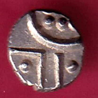 TRAVANCOR STATE RAJARAM VERMA IV SILVER CHUKRAM COIN– FC431 - Image 2