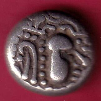 ANCIENT INDIA GADHAYA DYNASTY KING PORTRAIT COIN – FC441