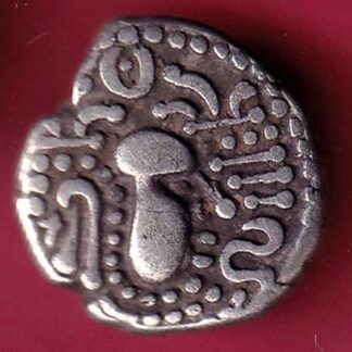 ANCIENT INDIA GADHAYA DYNASTY KING PORTRAIT COIN - FC480