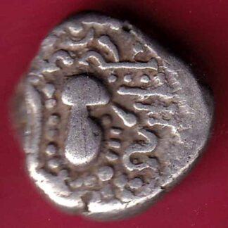 ANCIENT INDIA GADHAYA DYNASTY KING PORTRAIT COIN- FC484