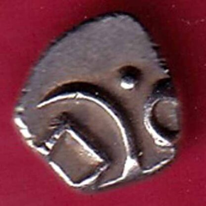 TRAVANCOR STATE RAJARAM VERMA IV SILVER CHUKRAM COIN– FC507 - Image 2
