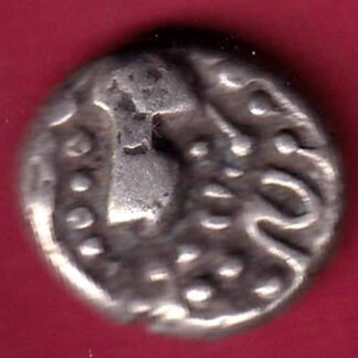 ANCIENT INDIA GADHAYA DYNASTY KING PORTRAIT COIN– FC529