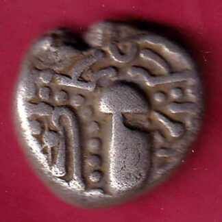ANCIENT INDIA GADHAYA DYNASTY KING PORTRAIT COIN – FC600