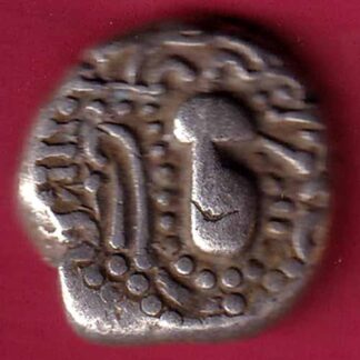 ANCIENT INDIA GADHAYA DYNASTY KING PORTRAIT COIN - FC547