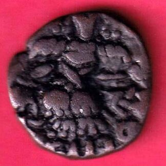 lohar of kashmir sangram deva copper one drachma beautiful coin - FC551