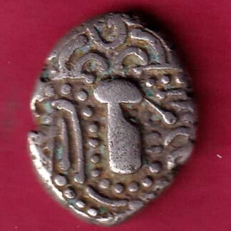 ANCIENT INDIA GADHAYA DYNASTY KING PORTRAIT COIN - FC554