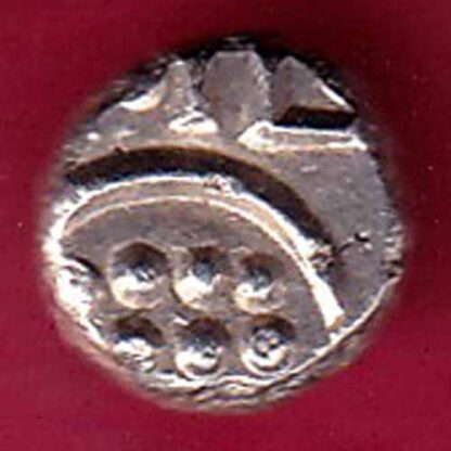 TRAVANCOR STATE RAJARAM VERMA IV SILVER CHUKRAM COIN– FC601 - Image 2