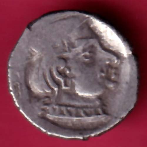 ANCIENT INDIA KSHATRAP DYNASTY KING PORTRAIT SILVER COIN –F3940