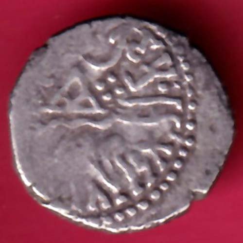 ANCIENT INDIA KSHATRAP DYNASTY KING PORTRAIT SILVER COIN –F3940 - Image 2