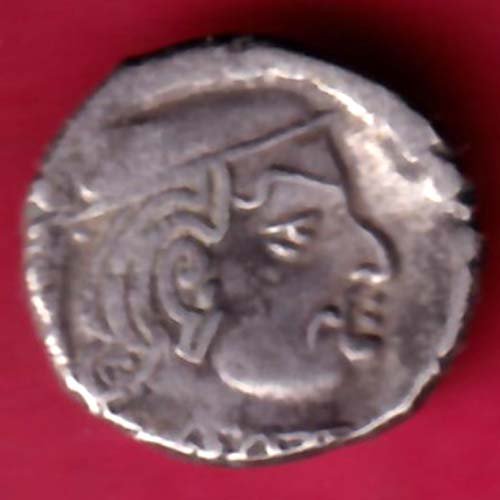 ANCIENT INDIA KSHATRAP DYNASTY KING PORTRAIT SILVER COIN –F3945
