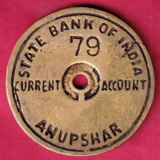 bank token: state bank of india current account anupshar 79 - F3950