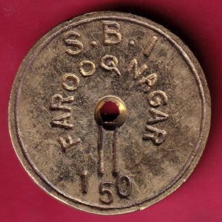 BANK TOKEN: STATE BANK OF INDIA FAROOQNAGAR 150 – F3971